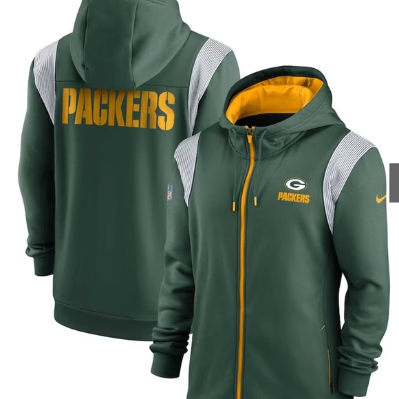 Men's NFL Green Bay Packers Nike Full-Zip Hoodie, 3XL - Picture 10 of 10